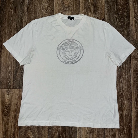 Versace Medusa Print Crewneck T-Shirt - Picture 1 of 9